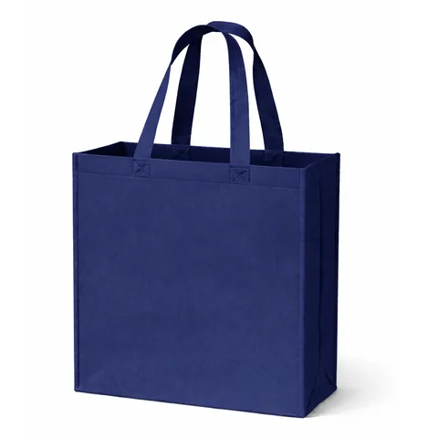 Bolsa con fuelle azul marino